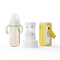 Υπαίθριο μπουκάλι 3 γυαλιού μητρικού γάλα ταξιδιού σε 1 μπουκάλι σίτισης γυαλιού εγχώριων μωρών