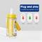 USB φορητό ταξιδιού μαγκάλι μπουκαλιών τροφοδοτών σχεδίου Velcro μητρικού γάλακτος μπουκαλιών θερμότερο