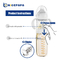 Το σχέδιο φορητό 240ml 8oz 3 διπλωμάτων ευρεσιτεχνίας ODM cOem σε 1 γρήγορο εσπευσμένο έξυπνο γάλα γυαλιού USB θερμότερο χειρίζεται το μπουκάλι σίτισης νύχτας μωρών