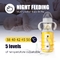 Νύχτα που ταΐζει στο φορτιστή USB το ηλεκτρικό μπουκάλι 240ml σίτισης γάλακτος μωρών γυαλιού διανομέων τύπου θέρμανσης θερμότερο