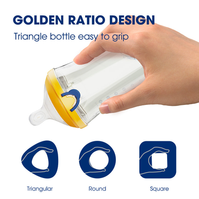 Το ένα χτυπά το ελεύθερο 180 μιλ. μπουκαλιών μωρών κτυπήματος ΚΑΠ αντι μπουκάλι σίτισης Colic BPA