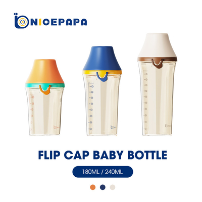 Ελεύθερο ευρύ μπουκάλι μωρών λαιμών Colic PPSU BPA μπουκαλιών τροφοδοτών νηπίων κτυπήματος ΚΑΠ αντι