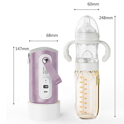 Τύπος αντι-Colic 240ml που κάνει τη μίξη του μπουκαλιού μωρών διανομέων με το μπουκάλι θερμότερο USB 240ml 3 ταξιδιού στη 1 σίτιση νύχτας