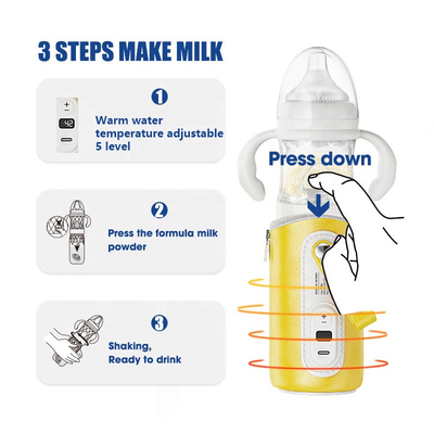 240ml το φορητό μαγκάλι μπουκαλιών παρασκευάζει γρήγορα το μπουκάλι σίτισης γάλακτος με το δώρο αποθήκευσης σκονών τύπου που τίθεται για το ταξίδι, αυτοκίνητο