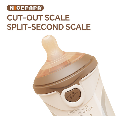 NICEPAPA FLIP-CAP Ανθεκτικό χωρίς BPA Σιλικόνιο Φαρμακευτικής Κλίμακας Κούφια Κλίμακα Εύκολη λαβή