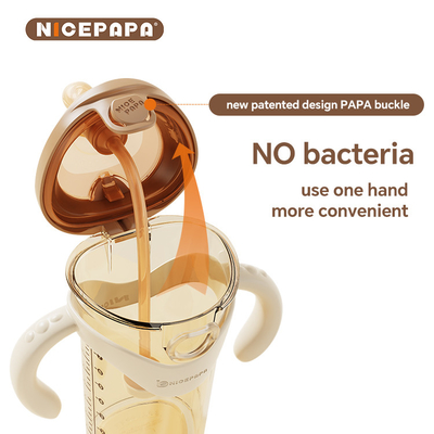 NICEPAPA FLIP-CAP PPSU μπουκάλι για μωρά Πνιγμός Διάσωση Biberon 300ml Baby Formula Βρέφος γάλα μωρά παιδιά προϊόν