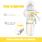 Τύπος γυαλιού που αναμιγνύει το μπουκάλι 240ml μωρών που προσαρμόζεται με το διανομέα σιλικόνης