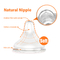 8 Oz τύπος γάλακτος γυαλιού που αναμιγνύει την ευθεία μέση ροή BPA μπουκαλιών μωρών ελεύθερη