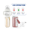 5 σε 1 ελεύθερο τύπο ταξιδιού BPA που αναμιγνύει τη γρήγορη λάμψη βαθμού τροφίμων μπουκαλιών μωρών