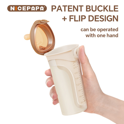 NICEPAPA FLIP-CAP Ανθεκτικό χωρίς BPA Σιλικόνιο Φαρμακευτικής Κλίμακας Κούφια Κλίμακα Εύκολη λαβή